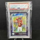 2024 Donruss Optic Jayden Daniels #248 Purple Shock Rookie Card PSA 9 MINT