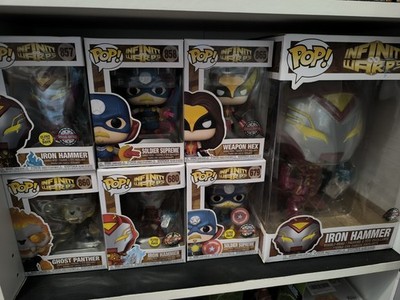 Funko POP Infinity Warps (Komplett) Marvel 
