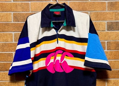 VINTAGE CANTERBURY NEW ZEALAND JERSEY SHIRT POLO RUGBY 90'S BIG
