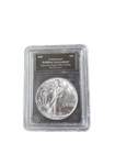 1987 Authenticated Brilliant Uncirculated American Eagle Silver Dollar