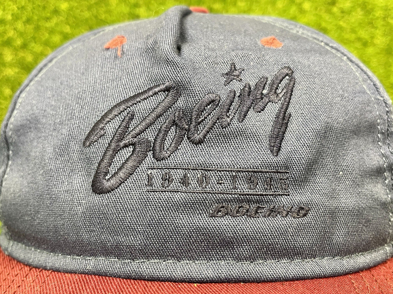 vintage Boeing Script Logo Adjustable Leather Str… - image 7