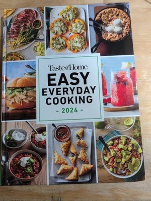 Taste of Home Easy Everyday Cooking 2024 Hardcover Never Read! New!