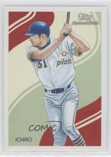 2010 Topps National Chicle Bazooka Back Ichiro Suzuki by Monty Sheldon HOF 9ca