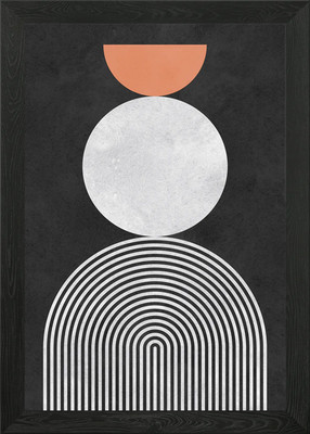 Abstrakte geometrische Kunst gerahmtes Wandbild Poster Leinwanddruck Bild