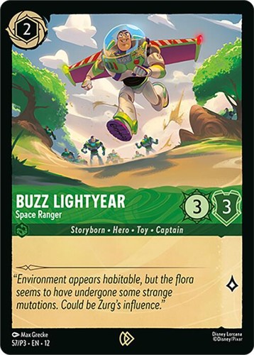 Lorcana AMC トイストーリー5 映画プロモカード　バズ・ライトイヤー AMC Dolby Lorcana Toy Story 5 Buzz Lightyear Ranger Foil Promo