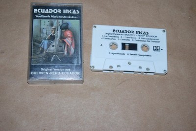 Ecuador Inkas Original Versions from Bolivia, Peru, Ecuador Cassette Tape