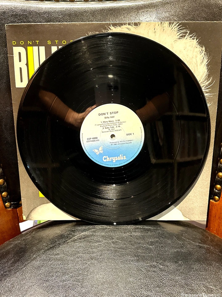 Billy Idol - Don't Stop Vinyl LP [1981] CHS 44000 - Image 3 of 3