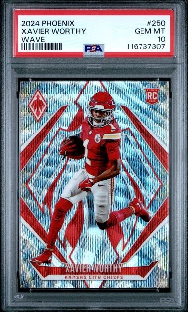 Xavier Worthy Panini Phoenix #250 Wave
