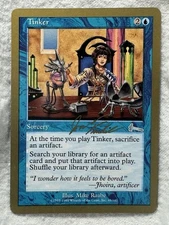 MTG - Tinker - 2000 Jon Finkel World Champ - NM - Free Shipping!