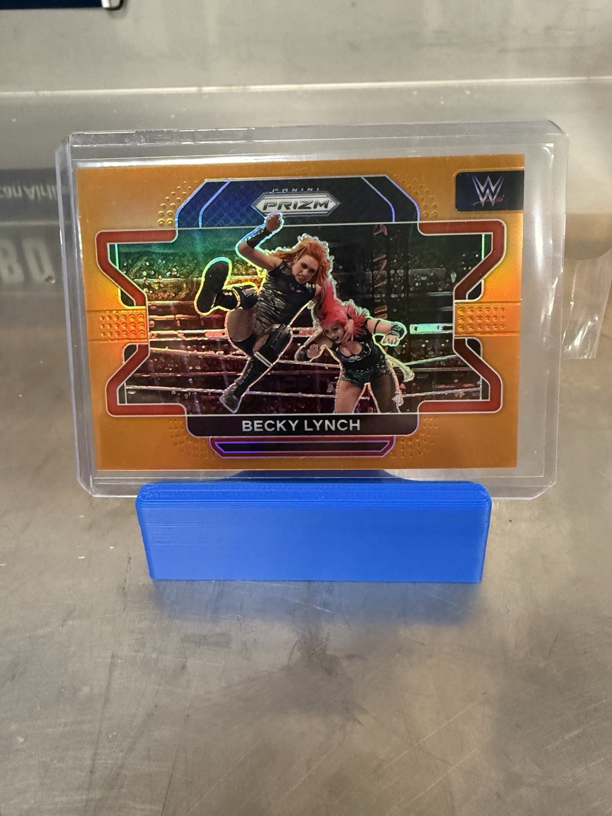 2022 Panini Prizm WWE - Becky Lynch #97 Orange Prizm /99