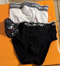 2 Pr Athletic Briefs With Protective Cup 24-26  Waist Youth Medium Orig 20