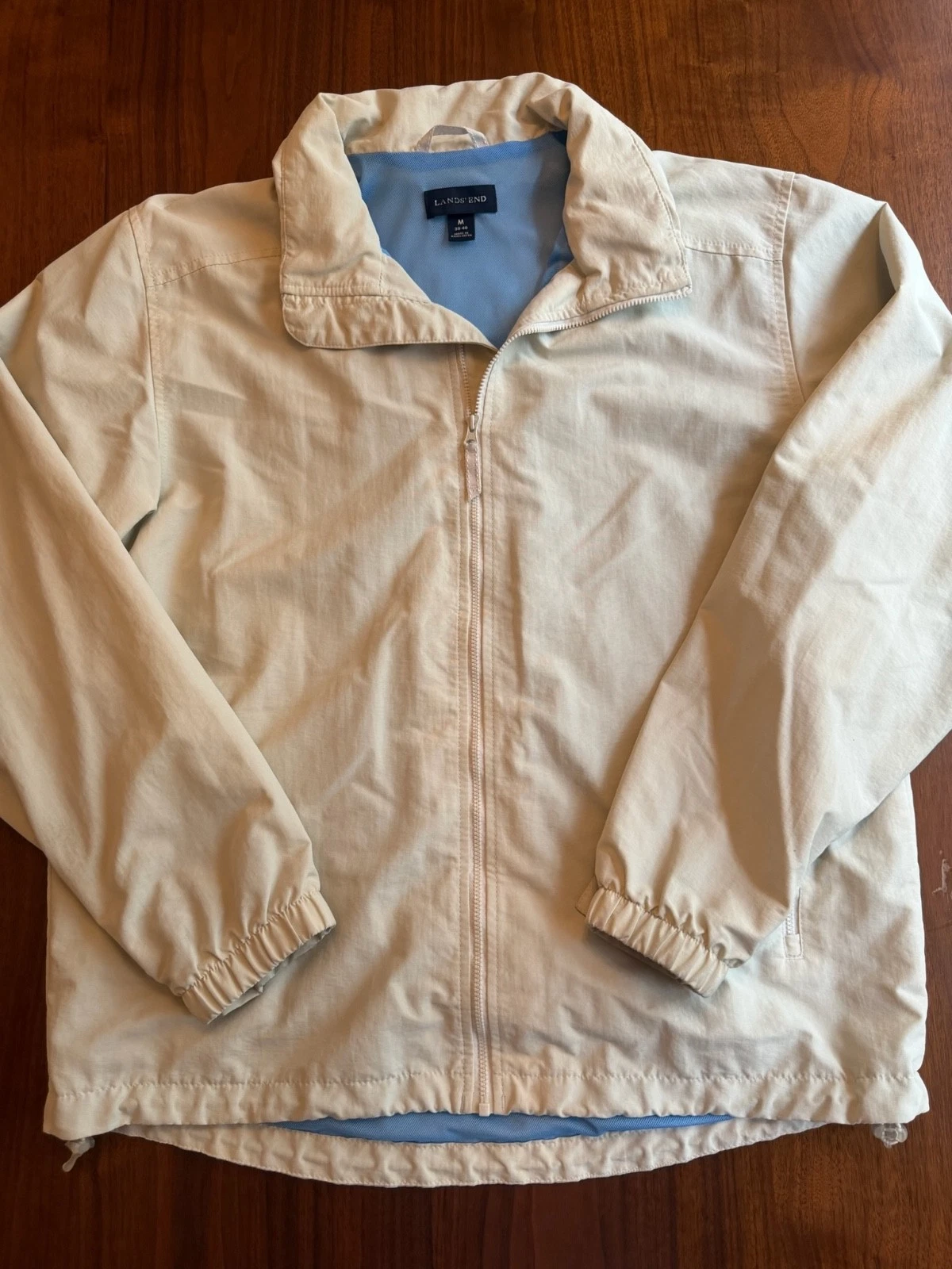 Lands' End Men's Cream Lightweight Windbreaker Mesh Lined - Size M
Opens in a new window or tab