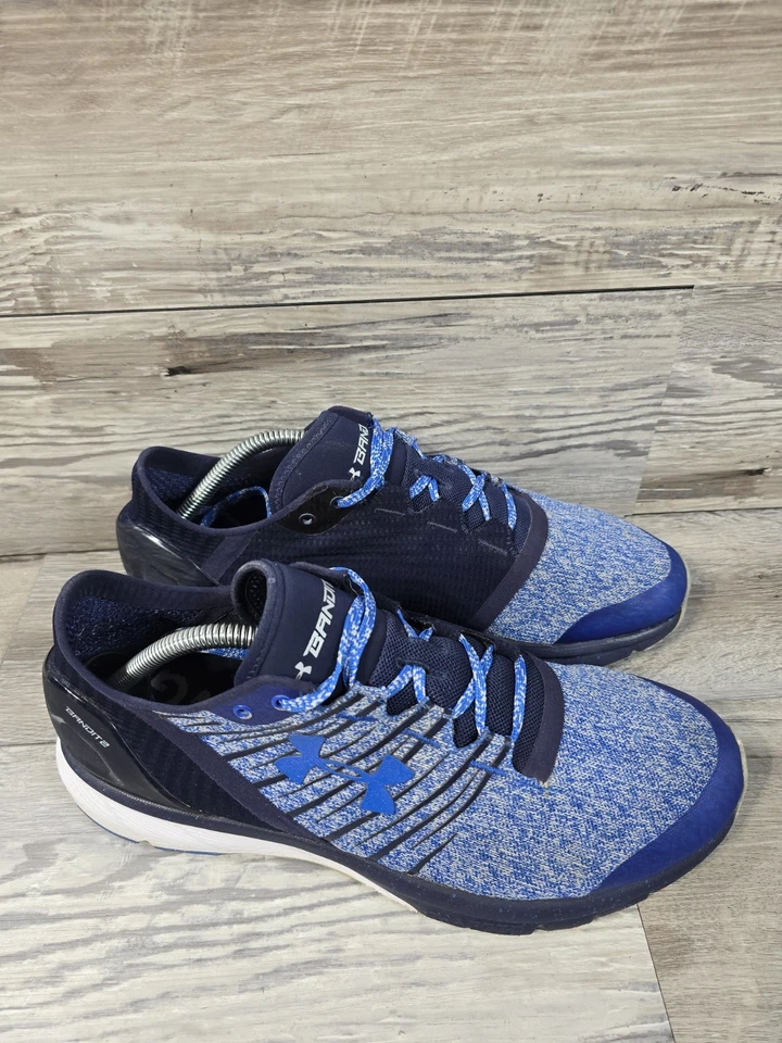 Under Armour Sneakers Mens Size 10.5 Shoes Charged Bandit 2 1273951-907 Blue - Image 2 of 4