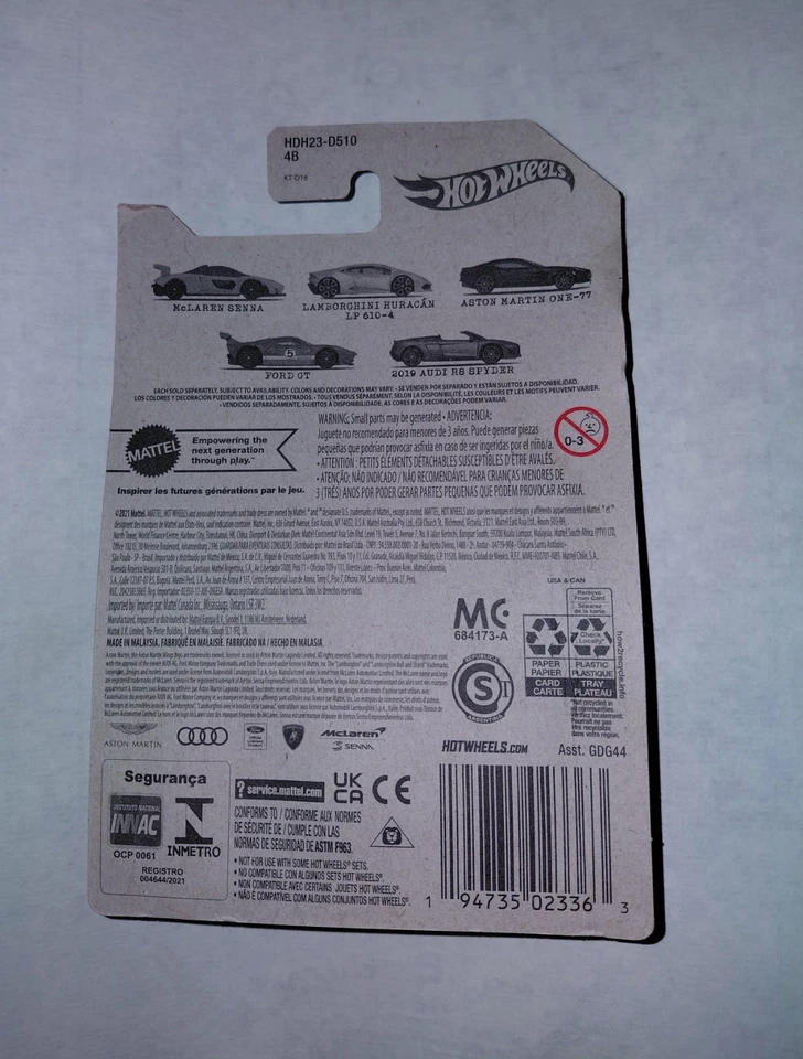 Lamborghini Huracan LP 610-4 2021 Hot Wheels | Error de embalaje (¡nuevo!) Foto 2 de 4