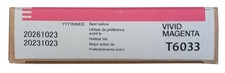Genuine Epson T6033 Vivid Magenta UltraChrome K3 Ink Cartridge 10/23/2026