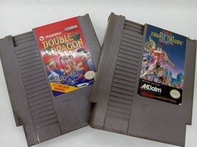 Nintendo NES Double Dragon & Double Dragon II The Revenge Cartridges Only Tested