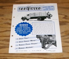 Original 1947 Dodge Truck Saf-t-step Sales Sheet Brochure 47