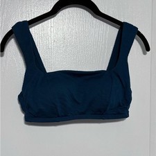 Shade  Shore Teal Jacquard Swim Top 015