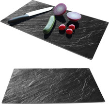 Set of 2 Glass Chopping Boards - 2Pcs Universal Hob Cover Worktop Savers for Ind
