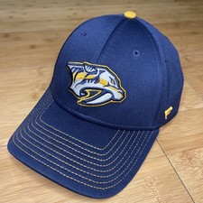 Fanatics Nashville Predators Navy Performance Structured Adjustable Hat NHL EUC