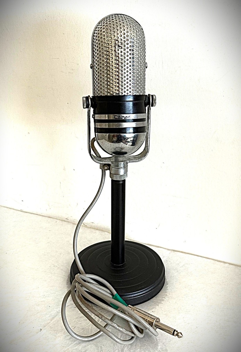 Vintage 1960's Calrad Japanese Microphone, advanced fidelity