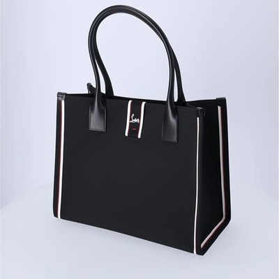 Christian Louboutin Nastroloubi Tote Bag 3245177 Black White Red