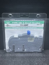 ZINSCO 15 AMP 2 POLE CIRCUIT BREAKER UBIZ-1515 NEW IN BOX