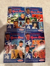 Pat Summerall's All-Time Great Sports Stars Collection - All 4 Mini-Books 1981