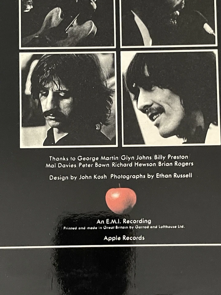 THE BEATLES LET IT BE BOX SET VINYL UK 1970 2U/2U POSTER . NM/NM. All Original - Image 3 of 4