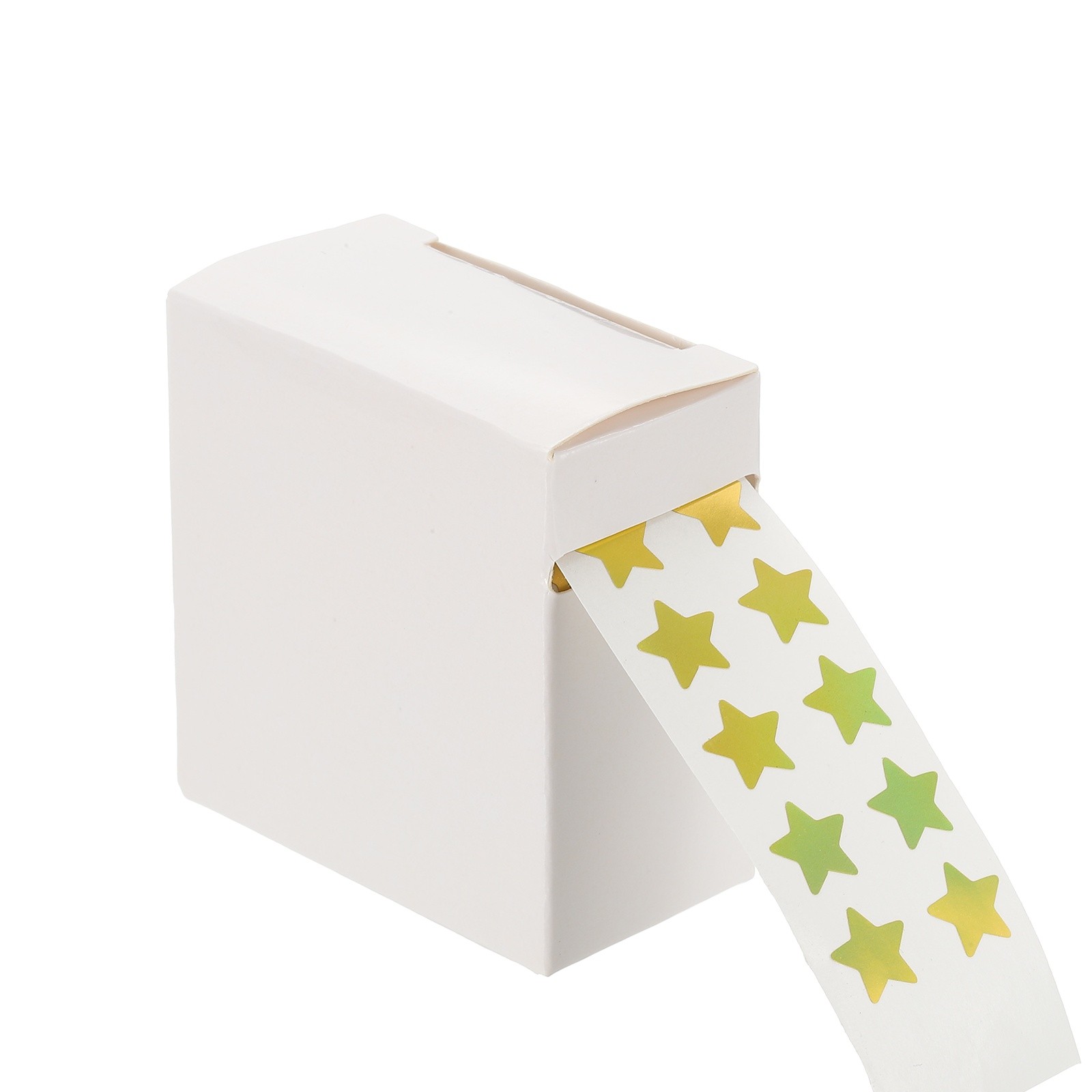 Calcomanías estrella 3/8", 1000 uds para suministros de profesor, doradas