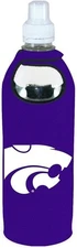 Kansas State Wildcats 1/2 Liter Water Soda Bottle Beverage Insulator Holder...