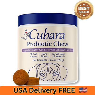 #ad Probiotics for Dogs Soft Chews for Seasonal Allergies Gut and Digestive Health $12.34