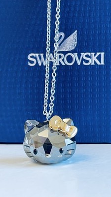 Swarovski Hello Kitty Head Schwarz Halskette  1152576 mit OVP
