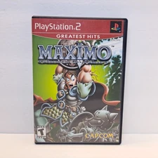 Maximo Ghosts to Glory [GH] (PlayStation 2) Cib Complete w/ Manual TESTED Works