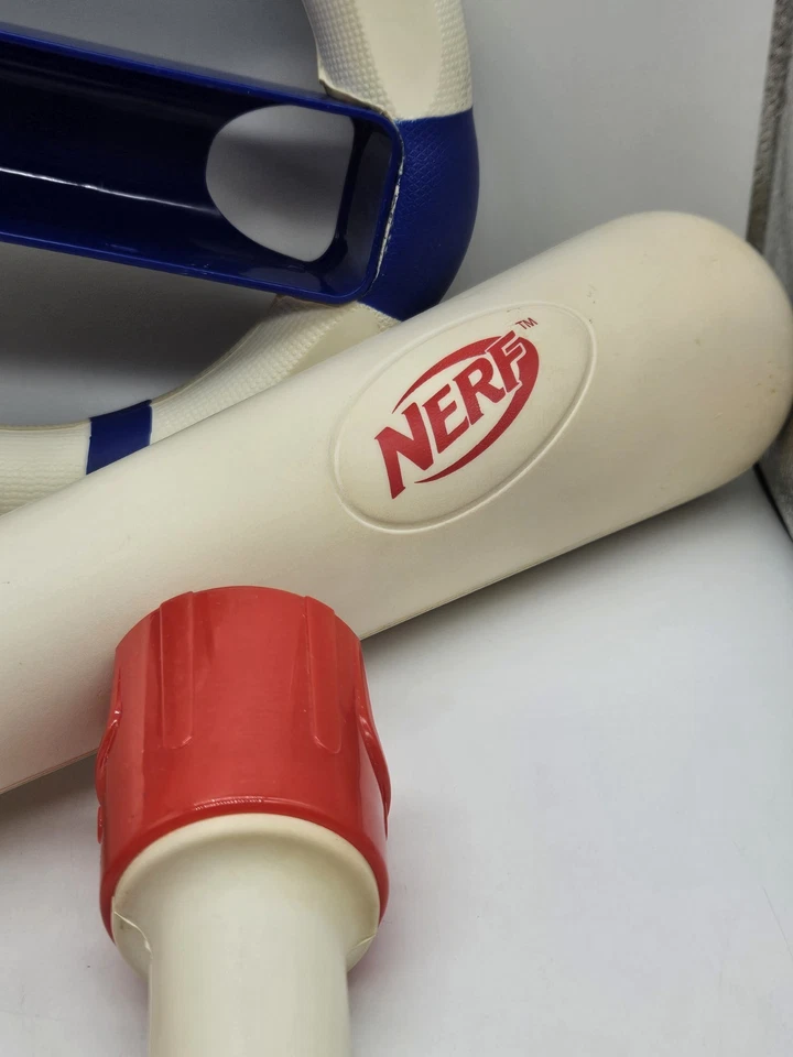 Nintendo Wii Blue Red NERF Sports Pack Attachments Baseball Golf Tennis Wheels - Image 4 of 4