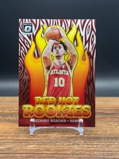 2024-25 Optic Basketball #9 - RED HOT ROOKIES - Zaccharie Risacher (RC) Hawks