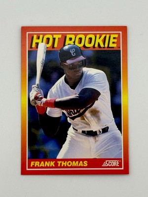 Frank Thomas 1990 Score Hot Rookie RC Insert #4 Chicago White Sox HOF