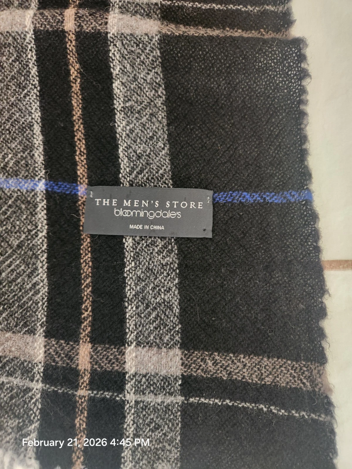 Men's Plaid Scarf Bloomingdale's