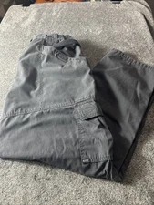 5.11 Tactical Pants, Men's Size 38x30, Gray, Ripstop, Outdoor, Hunting
