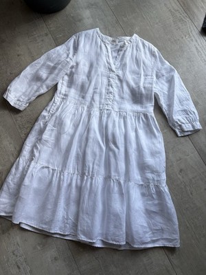Leinen Kleid weiß S.Oliver SOliver 38 M Damen
