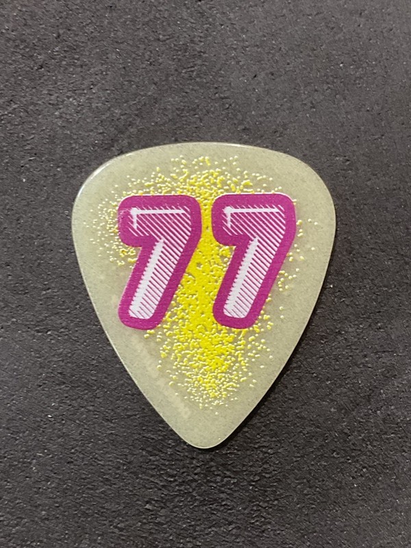 Ryan Roxie Alice Cooper 77 Glow Signature Tour Guitar Pick (R)