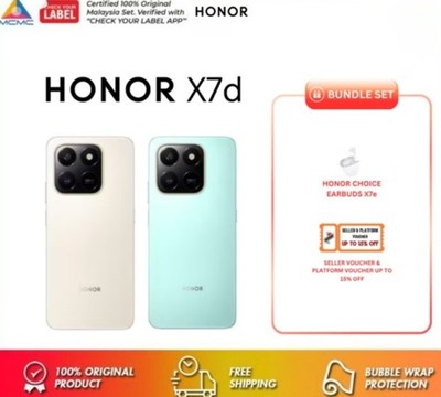 (New) HONOR X7d 8GB+512GB GOLD Dual SIM Octa Core Unlocked Android Cell Phone
