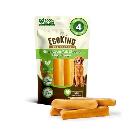 EcoKind Premium Gold Yak Cheese Himalayan Dog Chews, Dog Treats Large Breed, ...