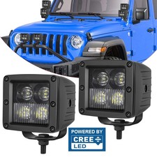 2x 3 100w Cree Led Cube Work Light Bar Combo Pods Driving Off Road Utv 4wd 12v 2x 3 100w Cree Led Cube Work Light Bar Combo Pods Driving Off Road Utv 4wd 12v