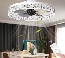 VENTILATORE DA SOFFITTO LAMPADARIO PLAFONIERA 60W DESIGN LUCE DIMMERABILE WIFI 