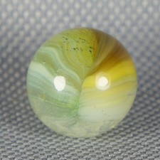 Vintage Marble: NM 19/32 Master Made Yellow Sunburst -One Killer Old Mib