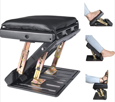 4-stufige Fußstütze unter Schreibtisch verstellbare Fußstütze + Massagefunktion für Home Office