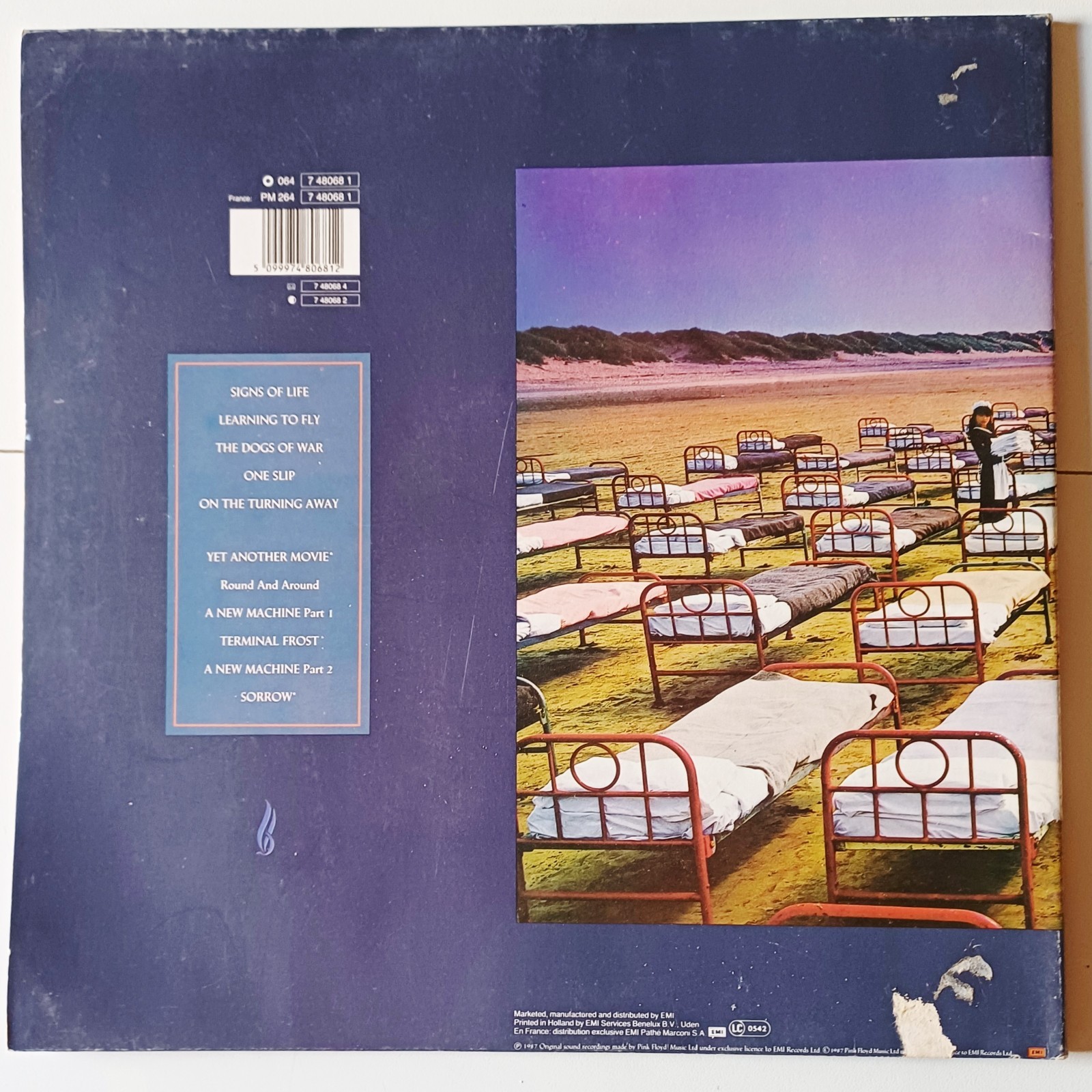 Pink Floyd "A Momentary Lapse Of Reason", Vinyl LP 33t, 1987 TBE 2