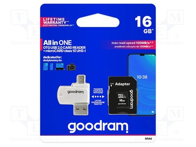 microSDHC Speicherkarte W: 10MB/s Class 10 UHS U1 R: 100MB/s