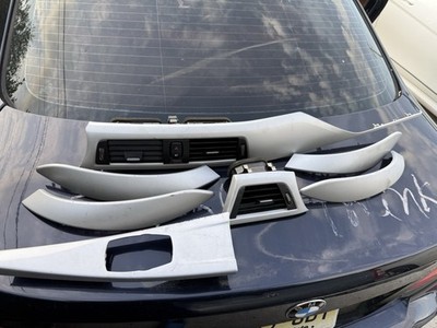 OEM BMW F30 F32 F33 F36 ALUMINUM Interior Dash Door Center Console Trim SET